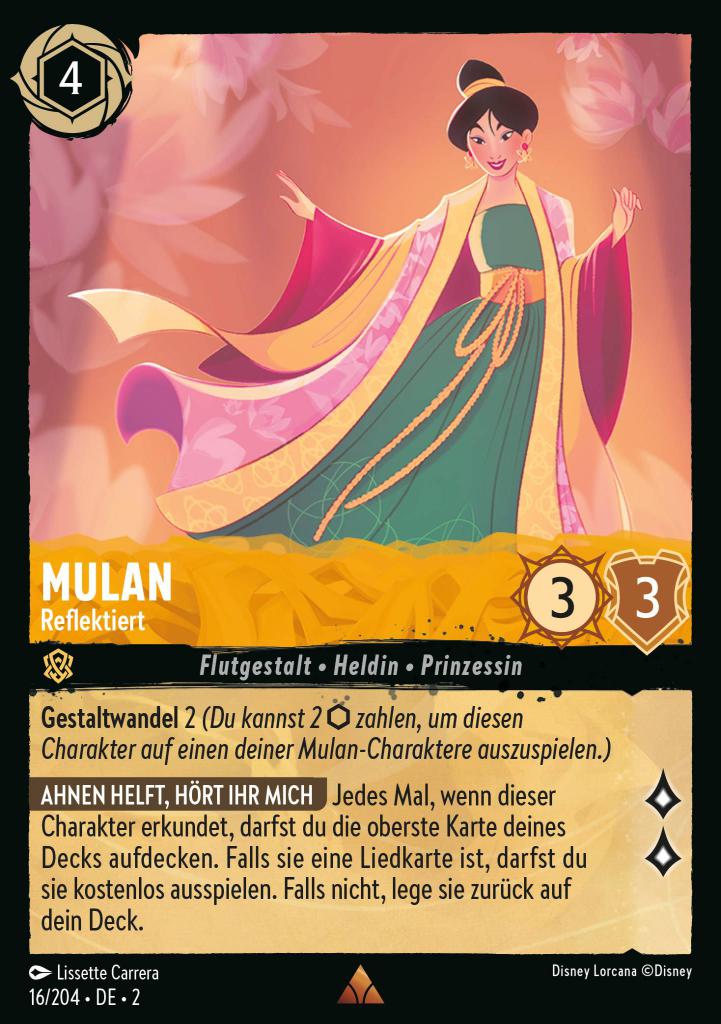 Mulan - Reflektiert