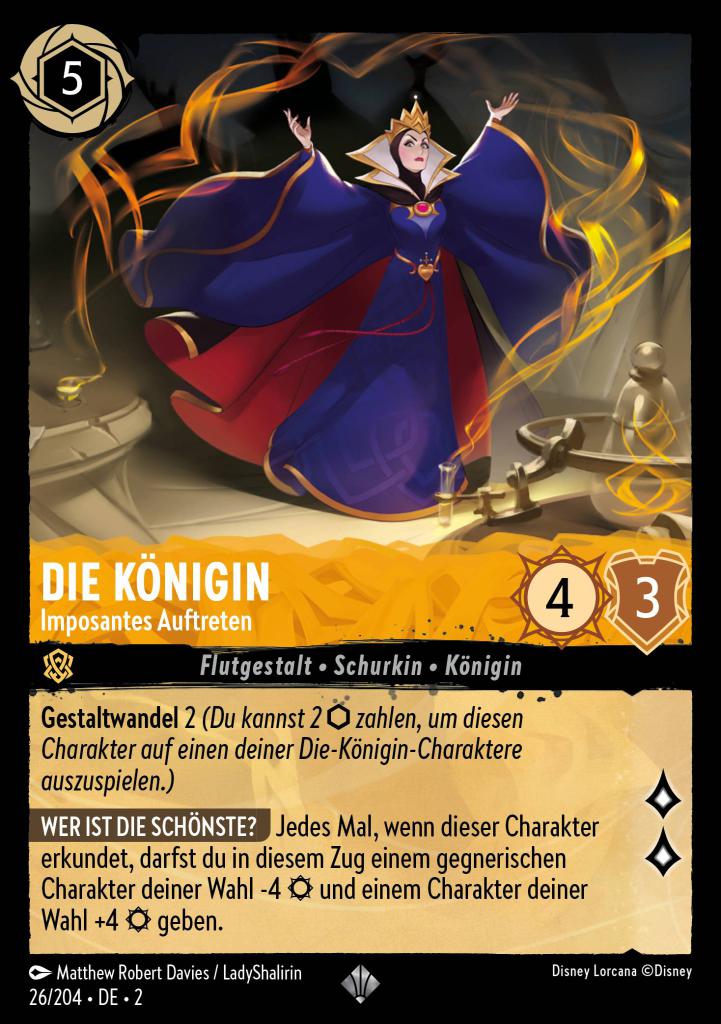 Die Königin - Imposantes Auftreten