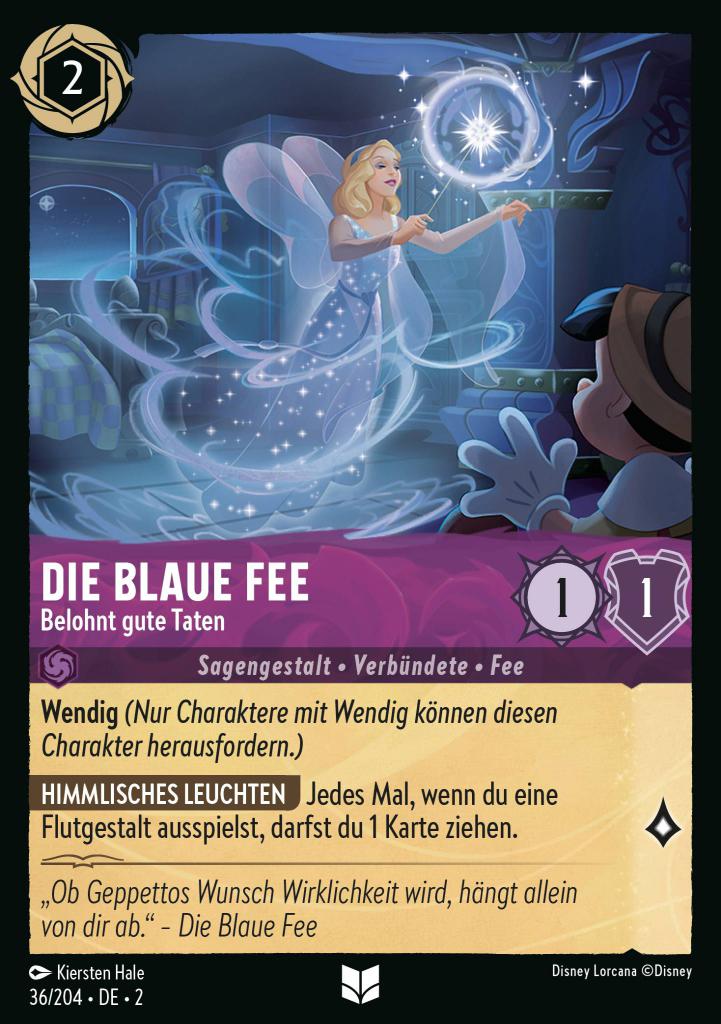 Die blaue Fee - Belohnt gute Taten