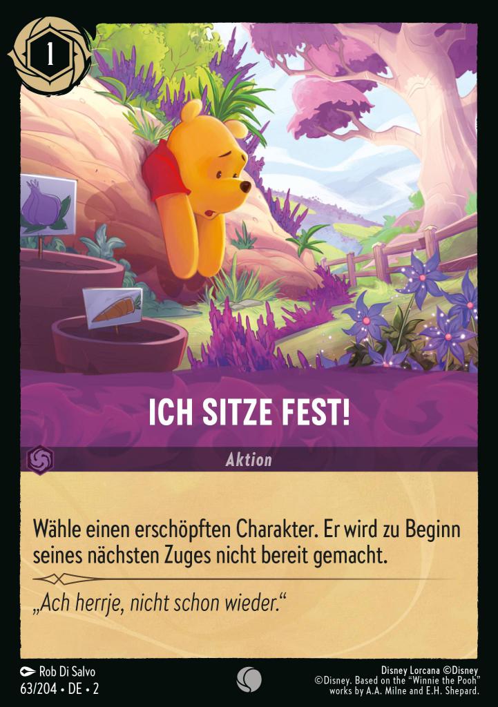 Ich sitze fest!