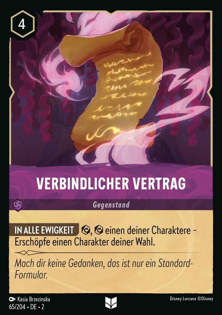 Verbindlicher Vertrag