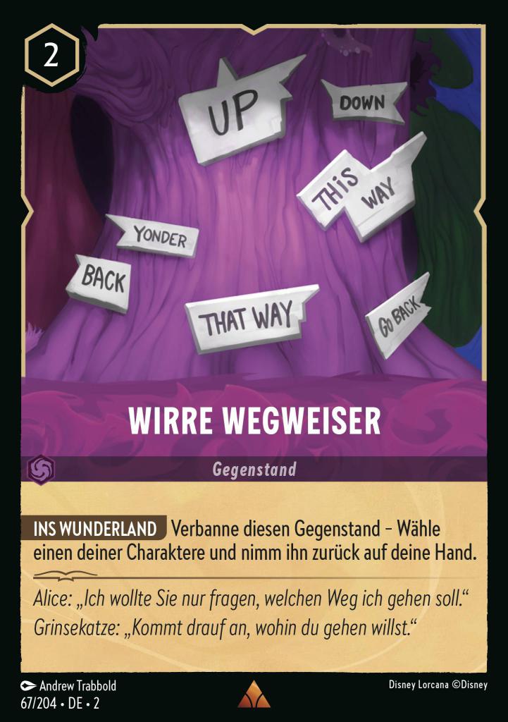 Wirre Wegweiser