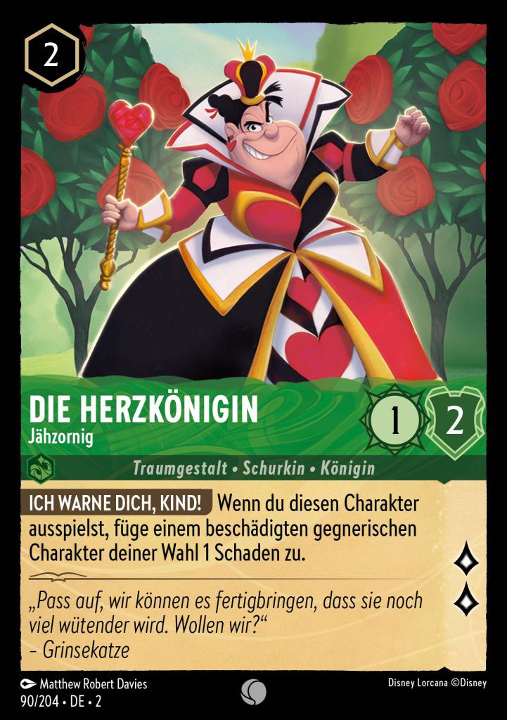 Die Herzkönigin - Jähzornig