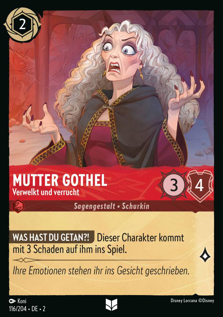 Mutter Gothel - Verwelkt und verrucht