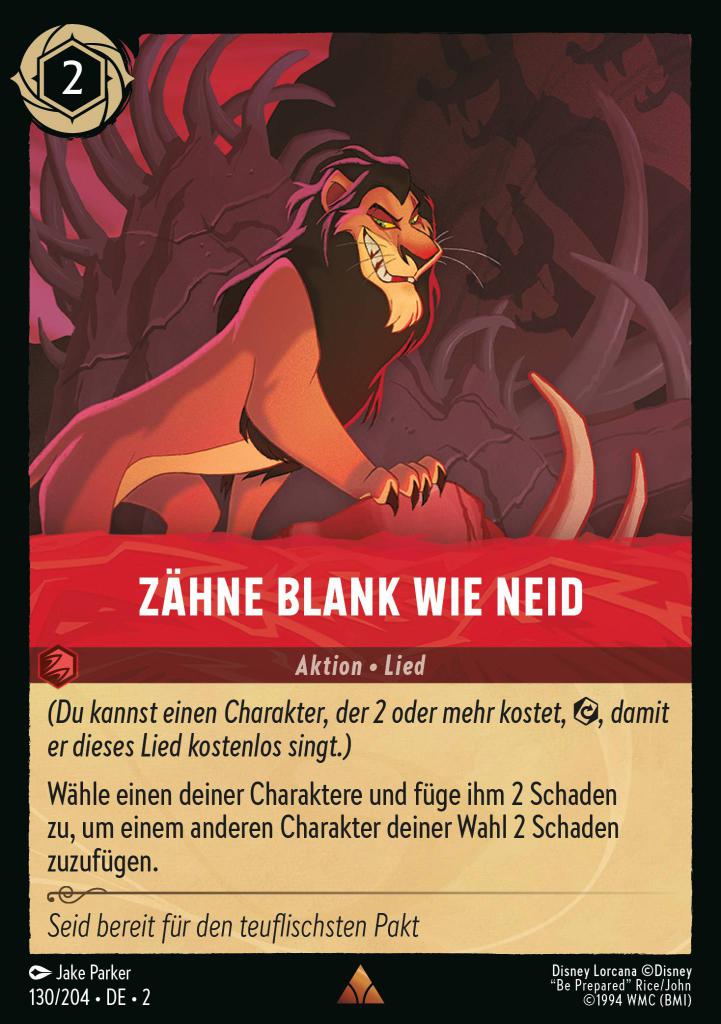 Zähne blank wie Neid