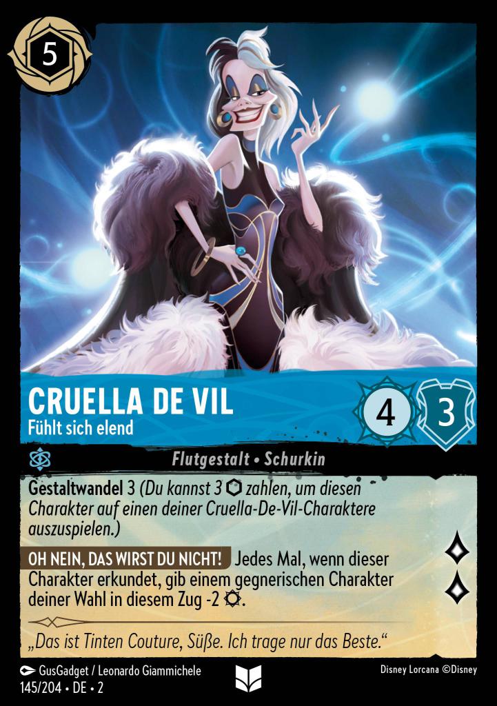 Cruella de Vil - Fühlt sich elend
