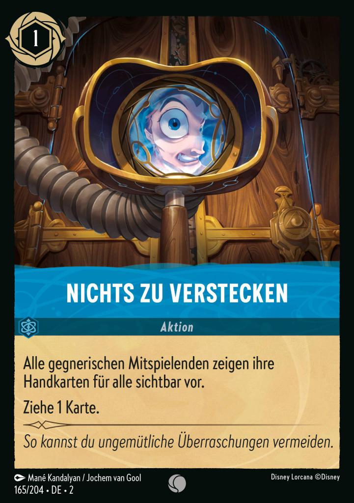 Nichts zu verstecken