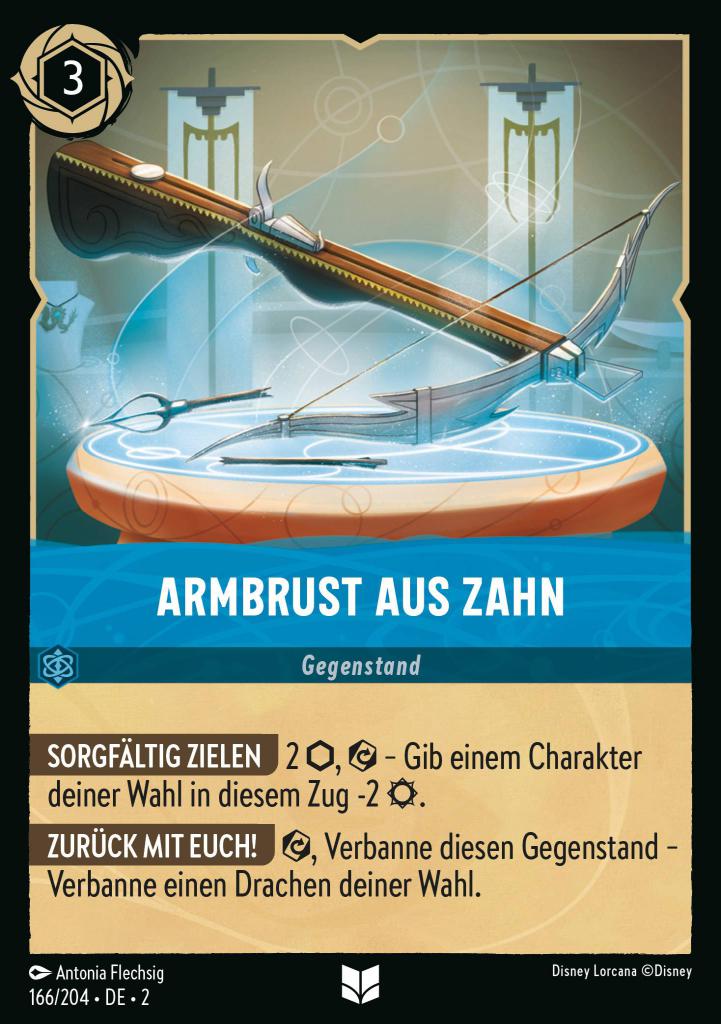 Armbrust aus Zahn