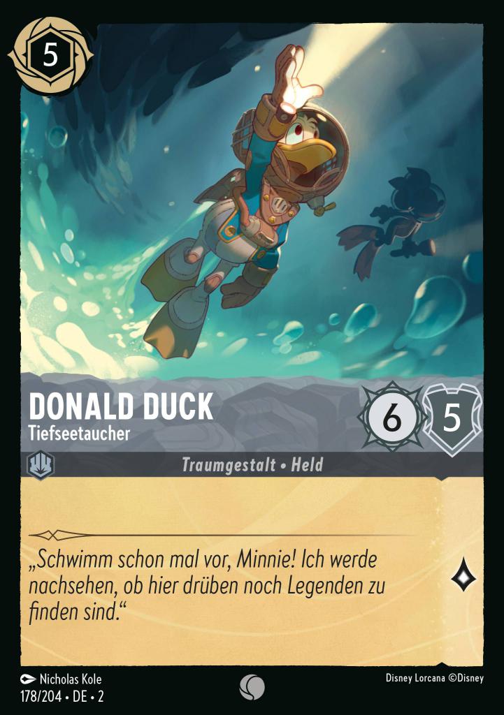 Donald Duck - Tiefseetaucher