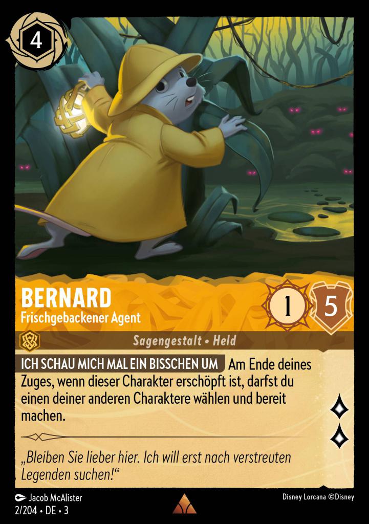 Bernard - Frischgebackener Agent