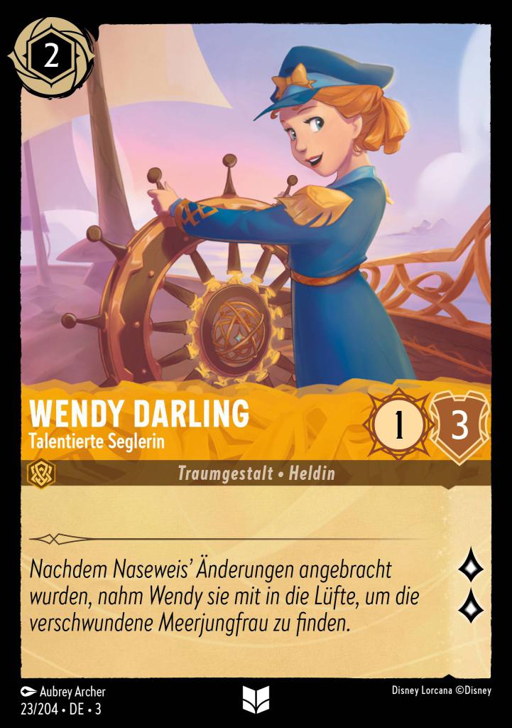 Wendy Darling - Talentierte Seglerin