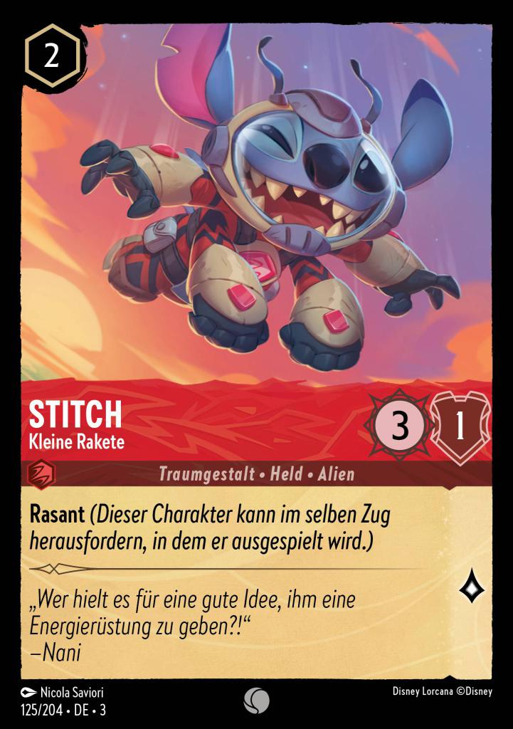 Stitch - Kleine Rakete