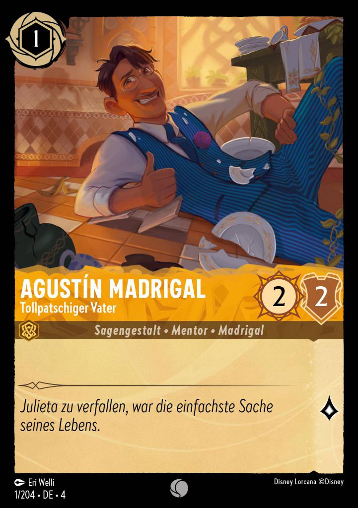 Agustín Madrigal - Tollpatschiger Vater