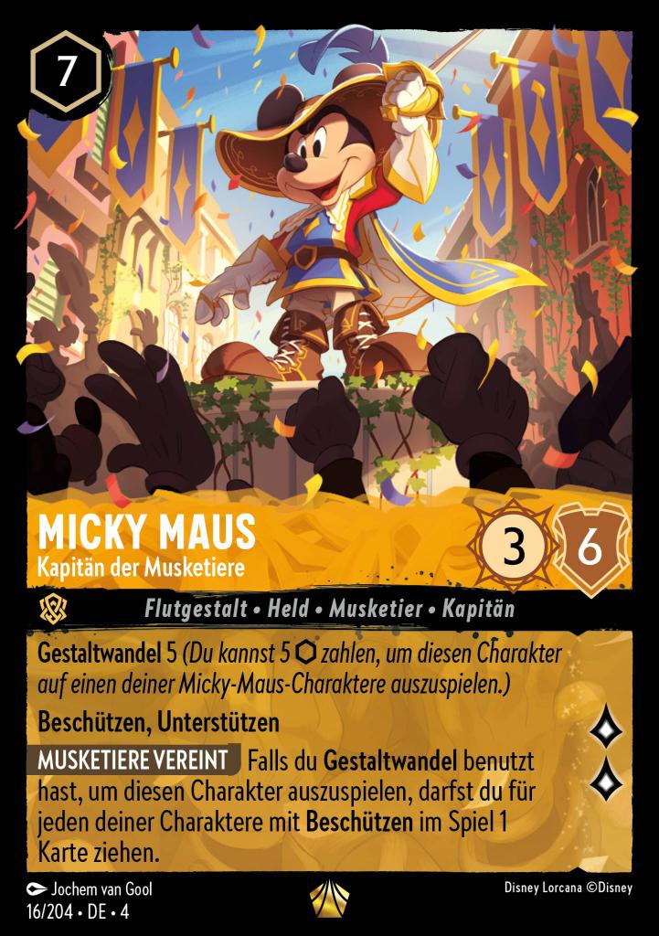 Micky Maus - Kapitän der Musketiere