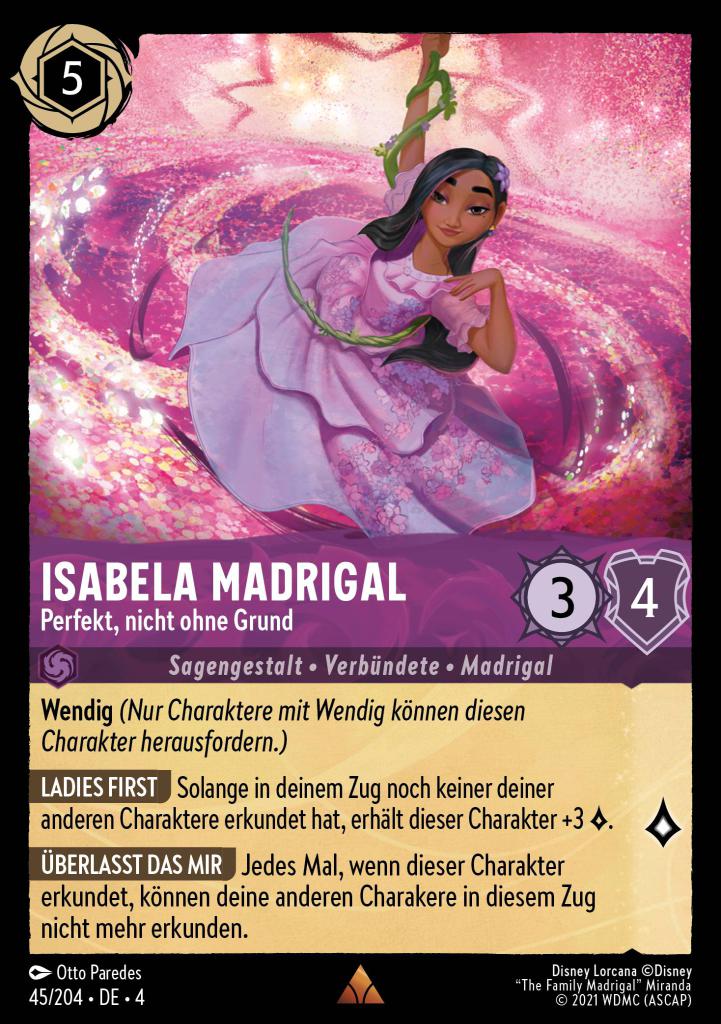 Isabela Madrigal - Perfekt, nicht ohne Grund