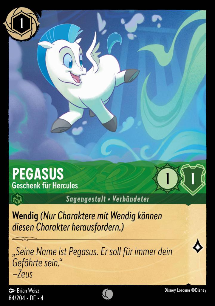 Pegasus - Geschenk für Hercules