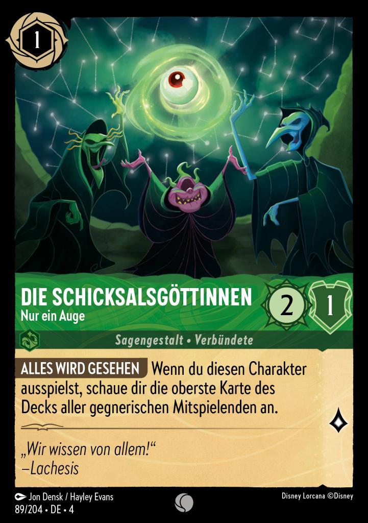 Die Schicksalsgöttinnen - Nur ein Auge