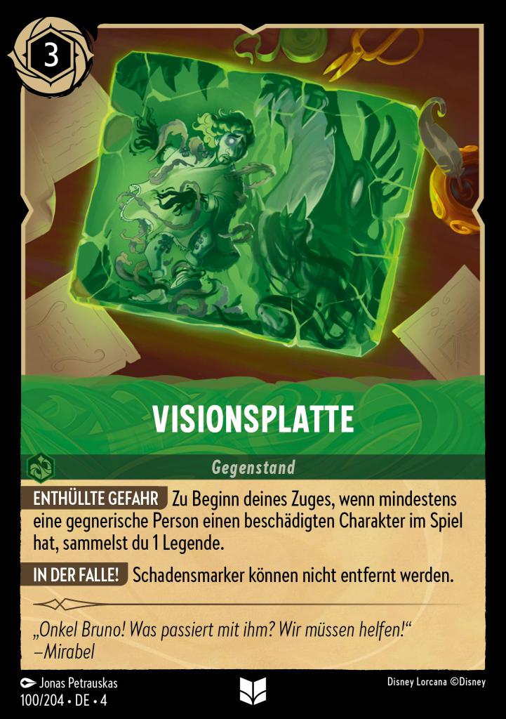 Visionsplatte