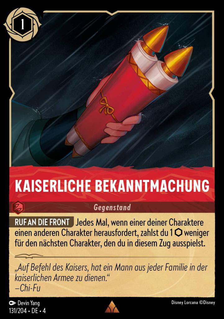 Kaiserliche Bekanntmachung