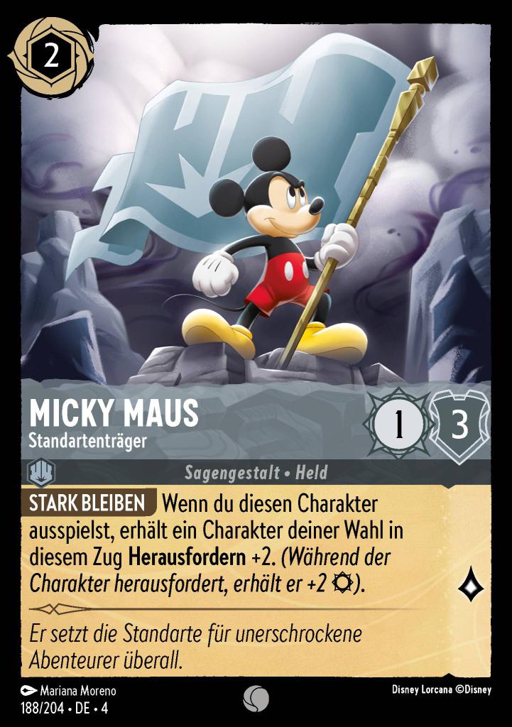Micky Maus - Standartenträger