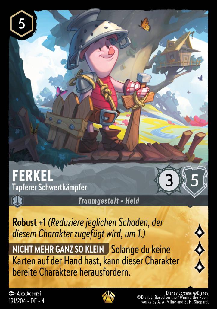 Ferkel - Tapferer Schwertkämpfer