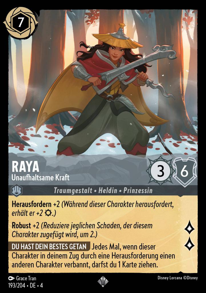 Raya - Unaufhaltsame Kraft