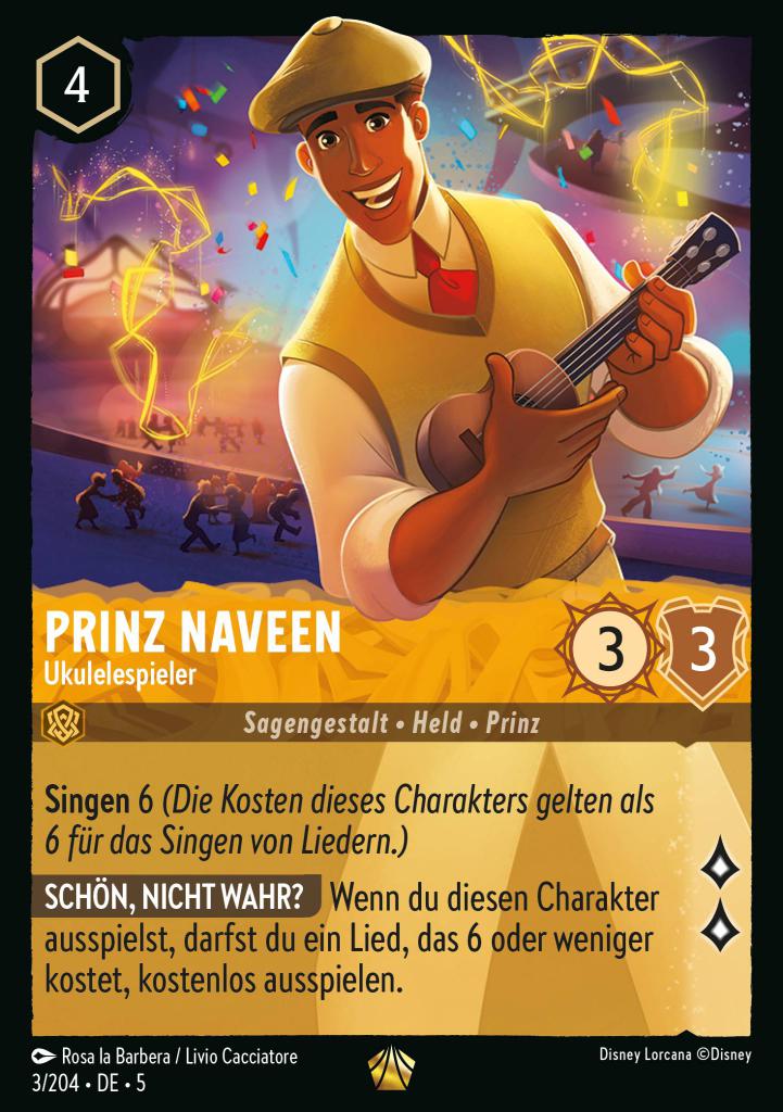 Prinz Naveen - Ukulelespieler