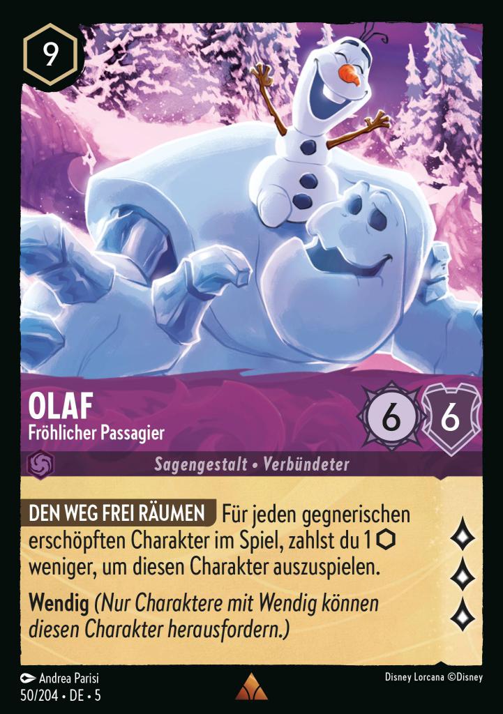 Olaf - Fröhlicher Passagier
