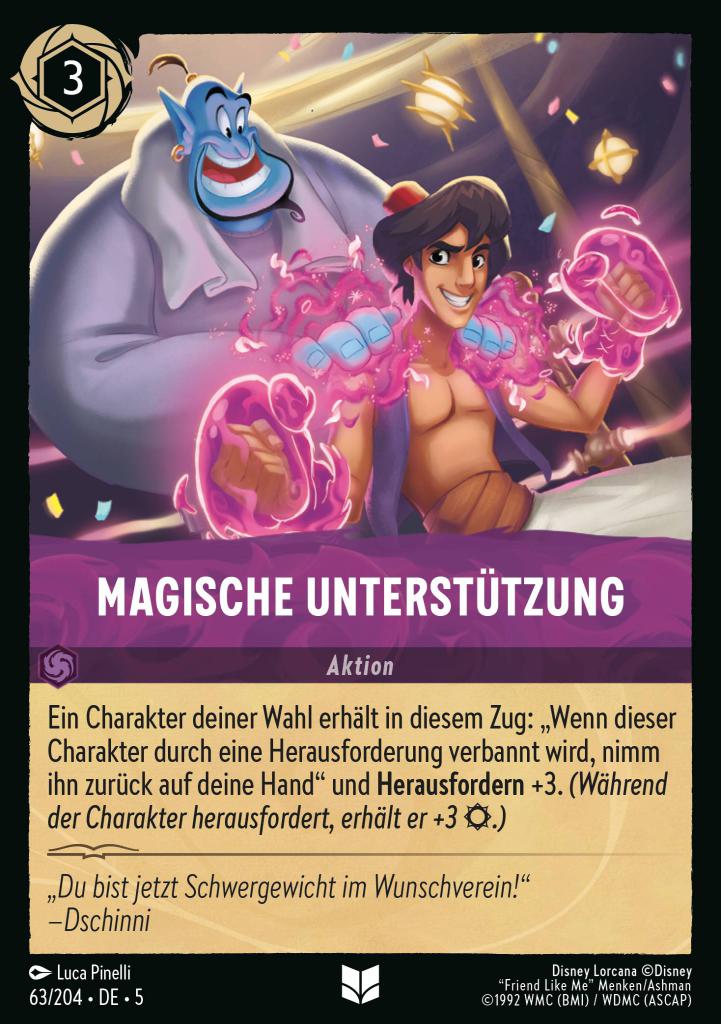 Magische Unterstützung