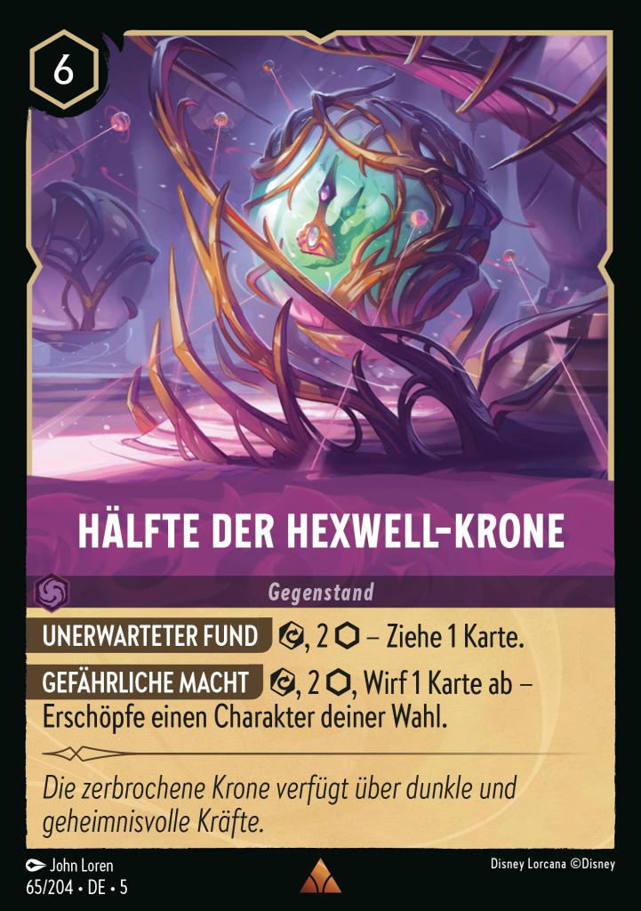 Hälfte der Hexwell-Krone