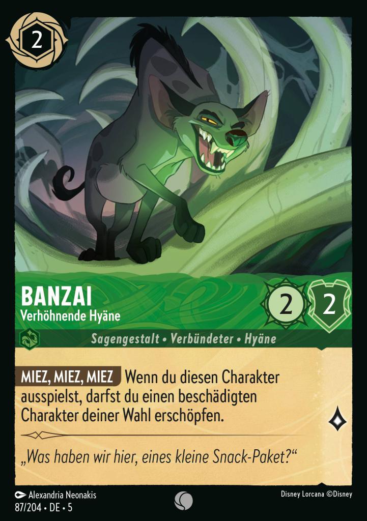 Banzai - Verhöhnende Hyäne