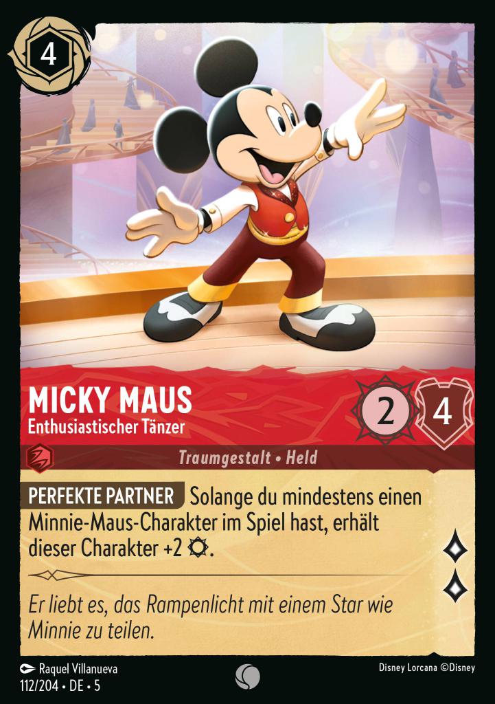 Micky Maus - Enthusiastischer Tänzer