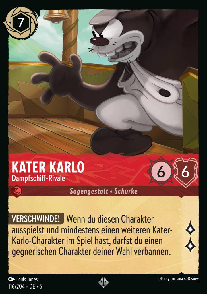 Kater Karlo - Dampfschiff-Rivale