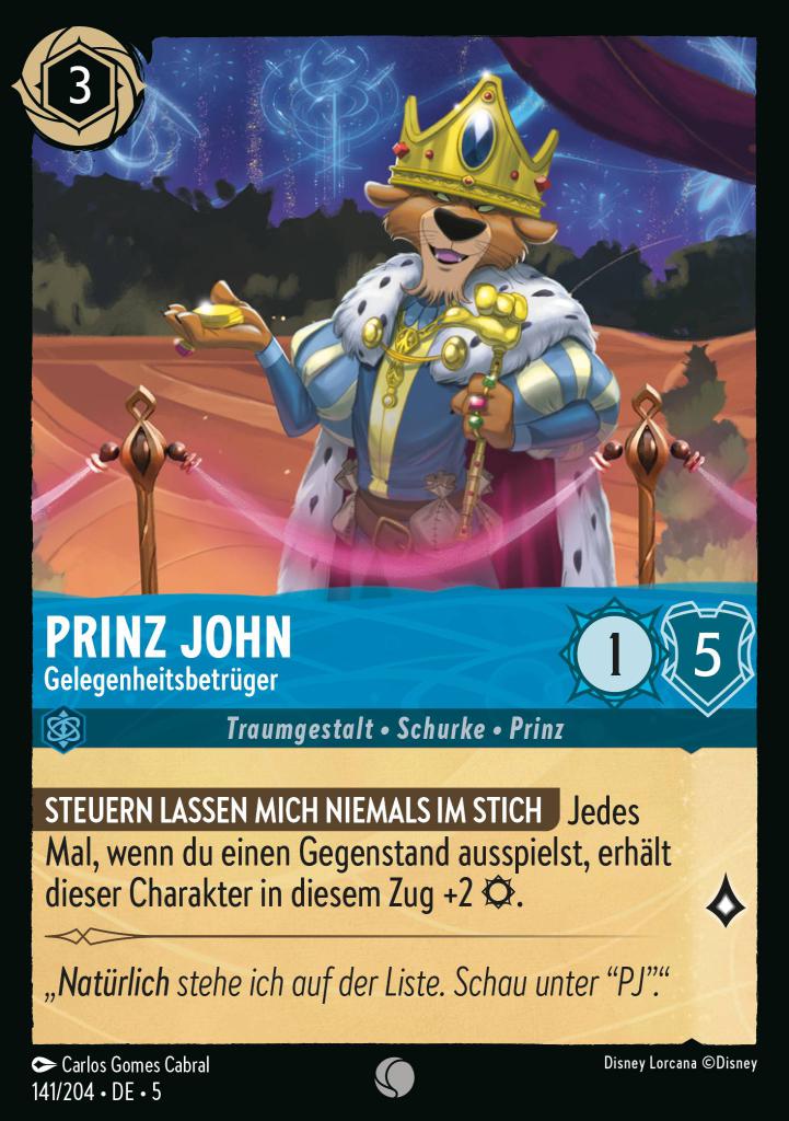Prinz John - Gelegenheitsbetrüger