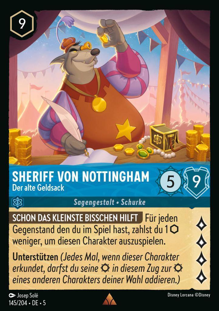 Sheriff von Nottingham - Der alte Geldsack