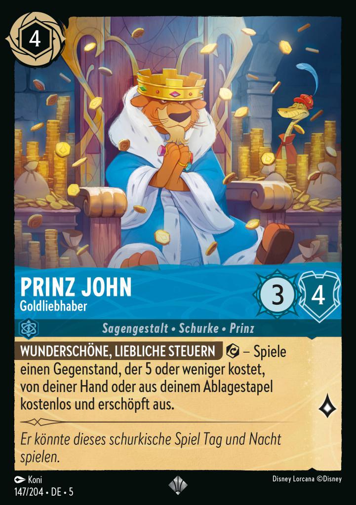 Prinz John - Goldliebhaber