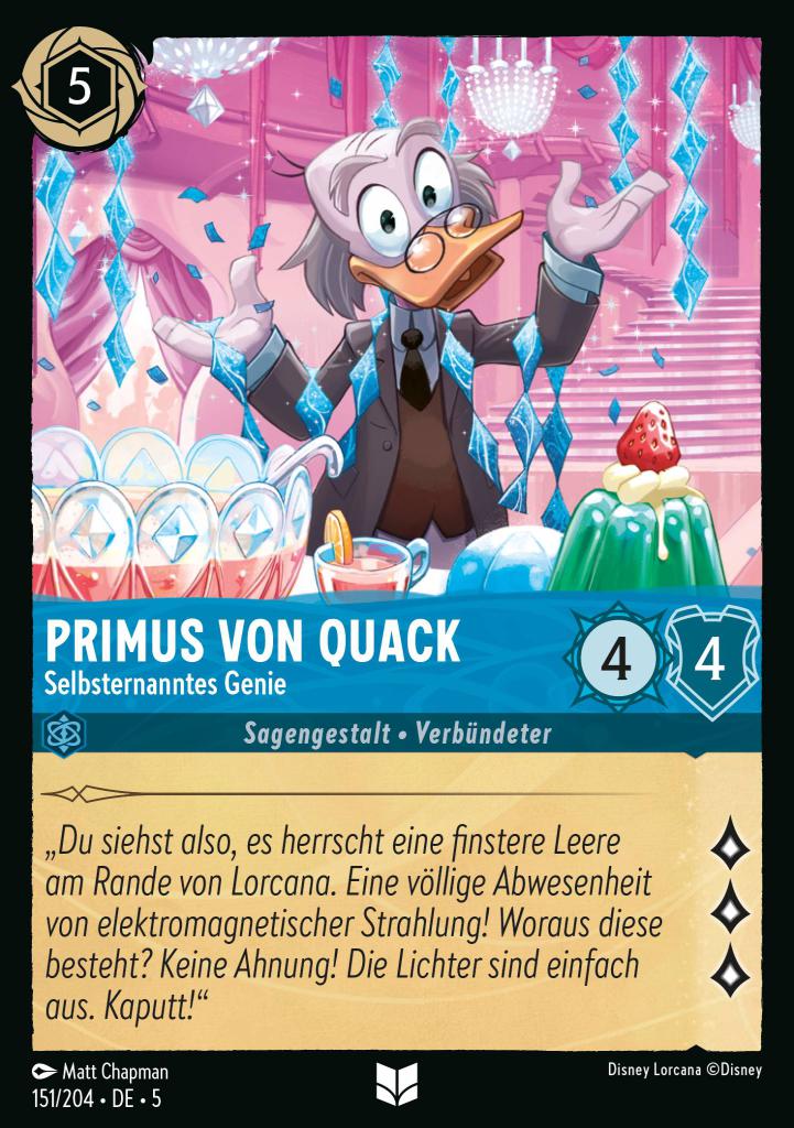 Primus von Quack - Selbsternanntes Genie