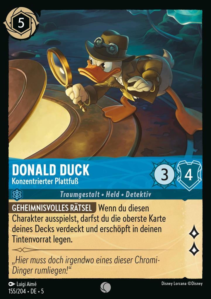 Donald Duck - Konzentrierter Plattfuß