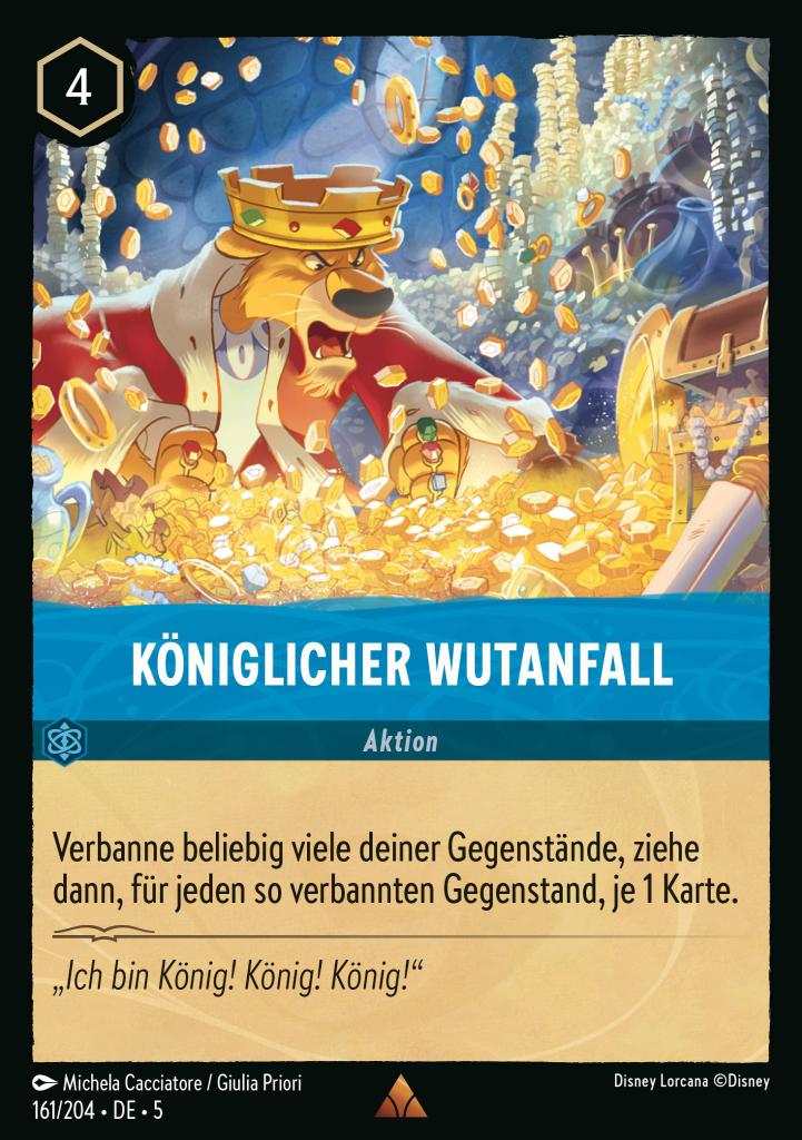 Königlicher Wutanfall