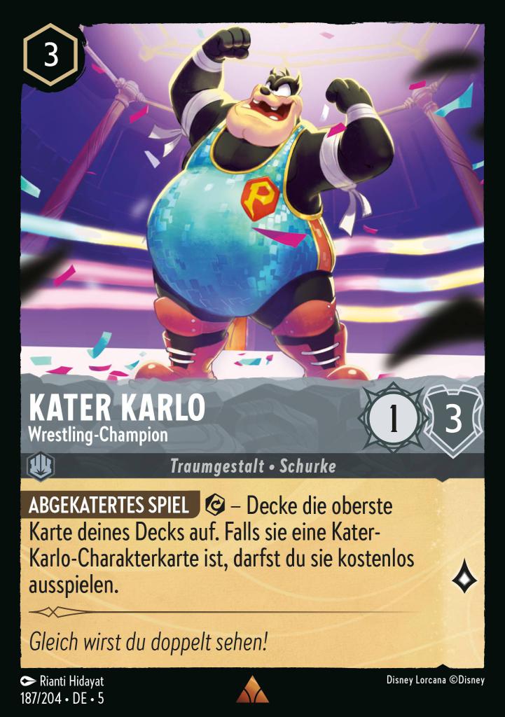 Kater Karlo - Wrestling-Champion