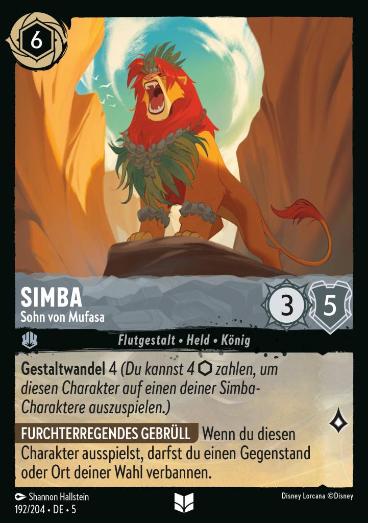 Simba - Sohn von Mufasa