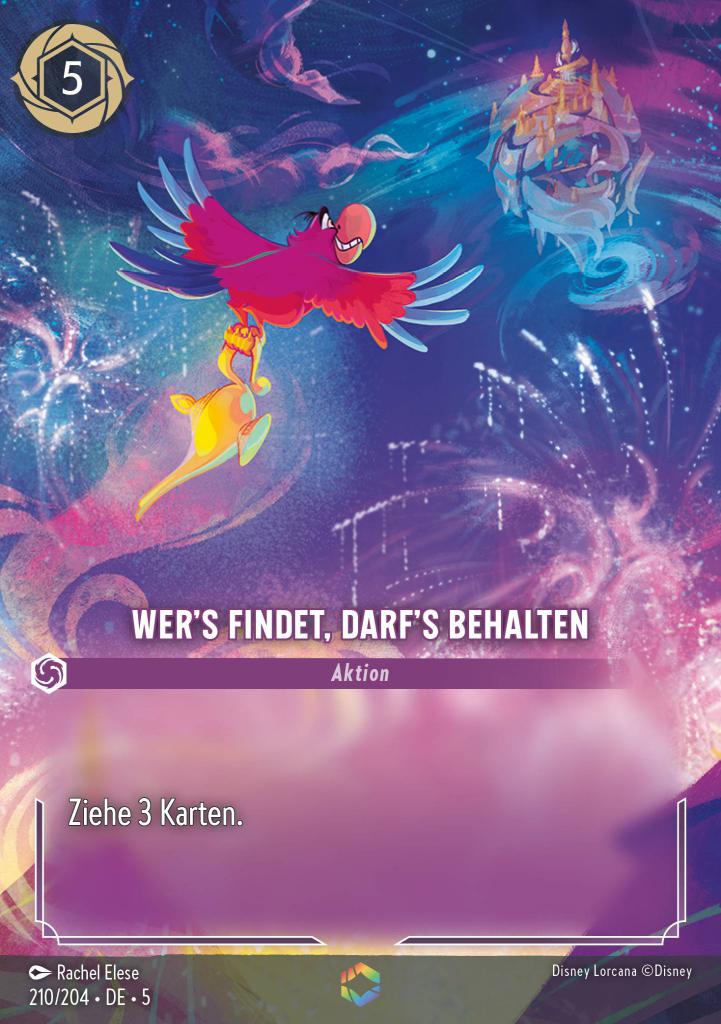 Wer's findet, darf's behalten