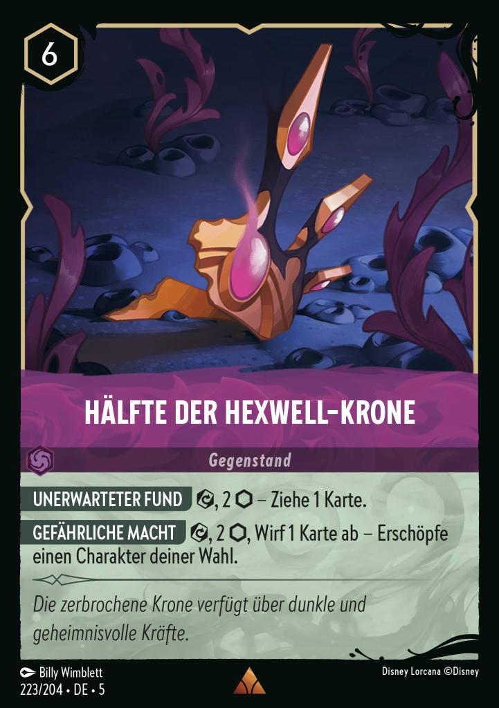Hälfte der Hexwell-Krone