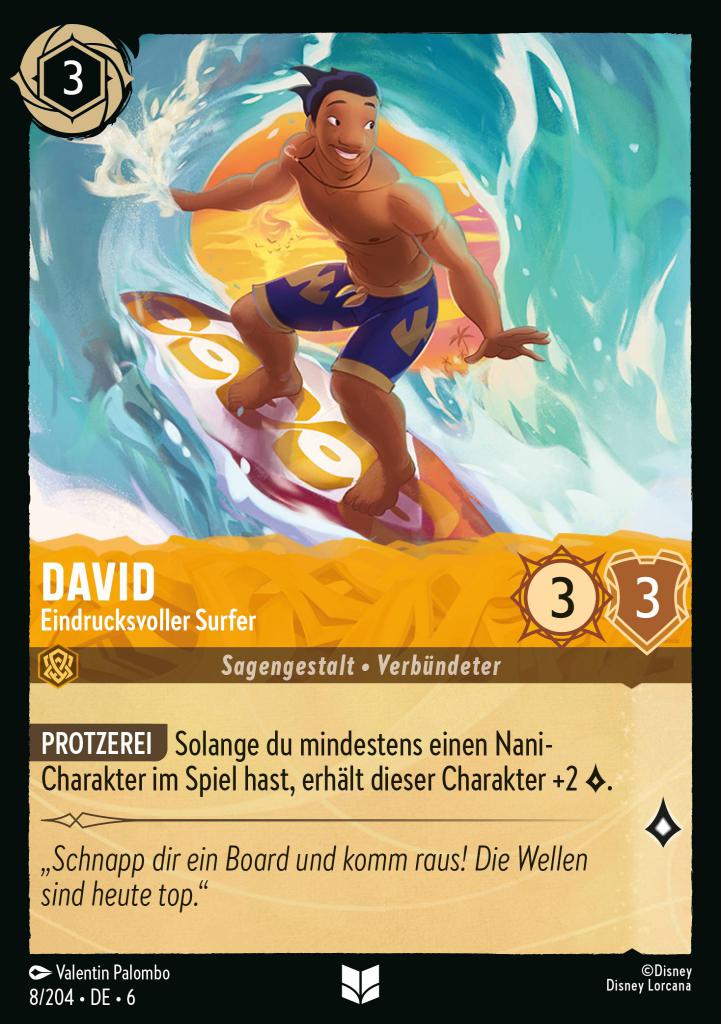 David - Eindrucksvoller Surfer