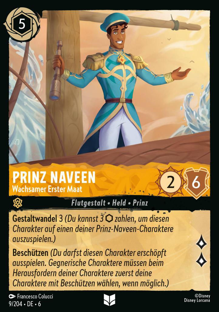 Prinz Naveen - Wachsamer Erster Maat