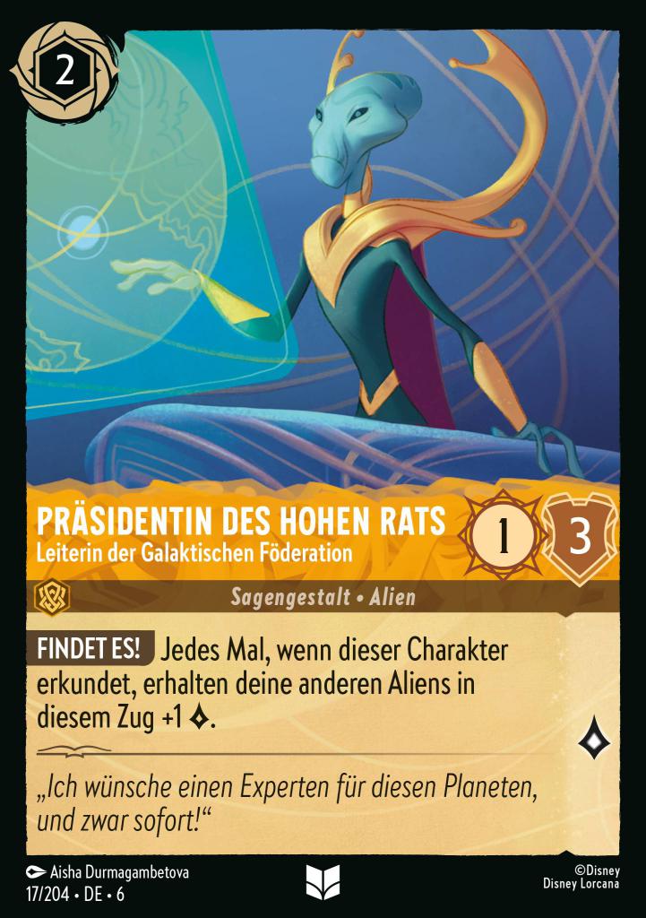 Präsidentin des Hohen Rats - Leiterin der Galaktischen Föderation