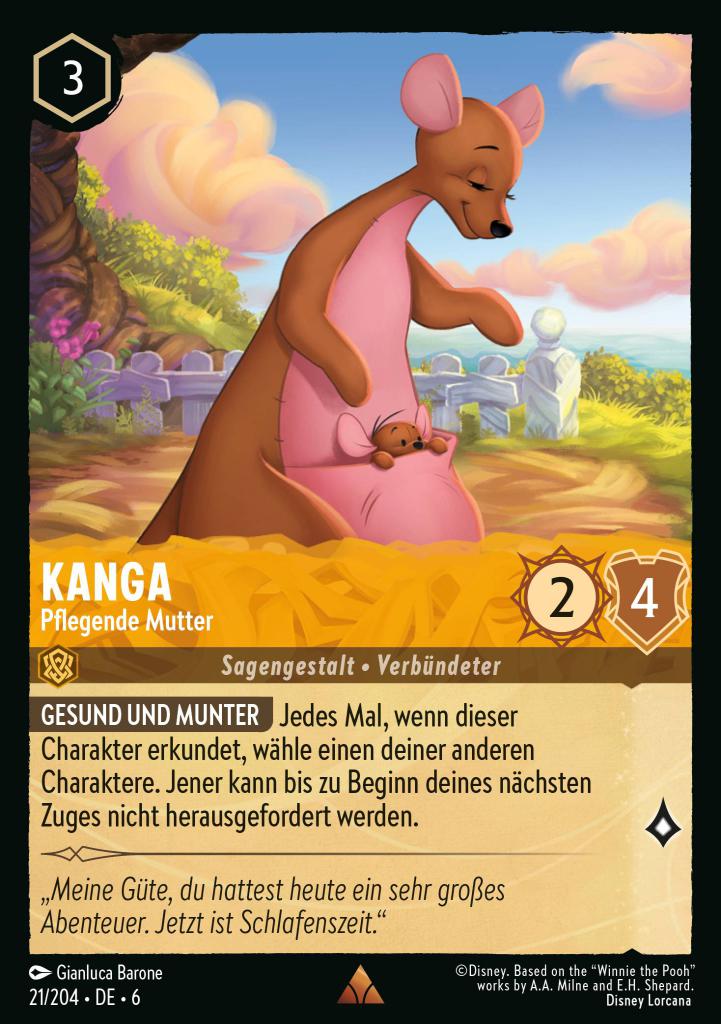 Kanga - Pflegende Mutter