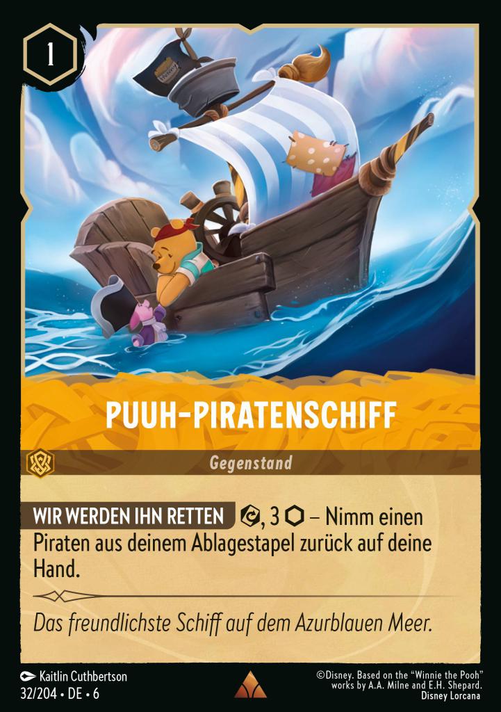 Puuh-Piratenschiff