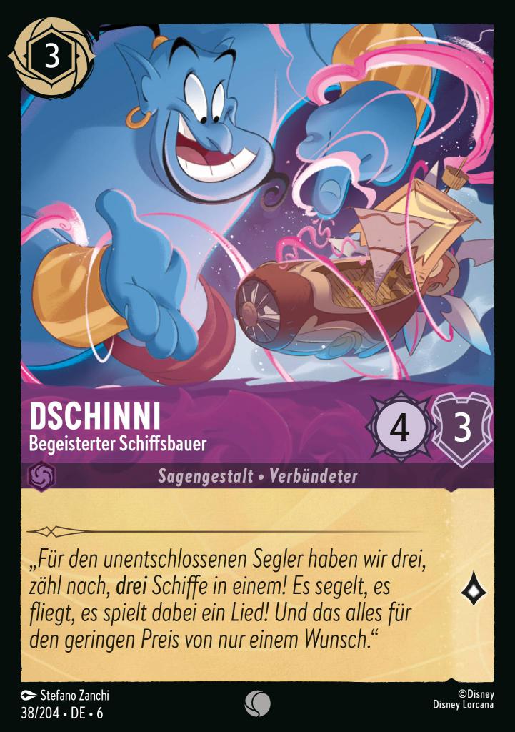 Dschinni - Begeisterter Schiffsbauer