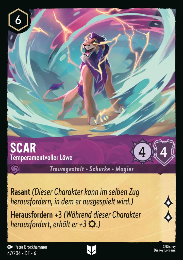 Scar - Temperamentvoller Löwe